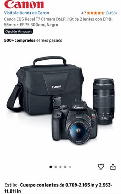 Canon EOS Rebel T7 Cámara DSLR