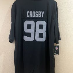 Maxx Crosby #98 Raiders Black Jersey New Size XXL