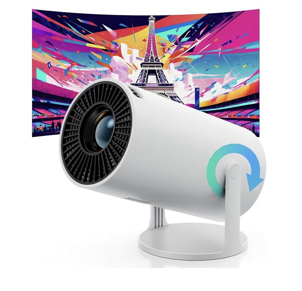 Smart Projector with Build In APP, Wifi 6 and Bluetooth 5.0, for Home, Party, Kids, Portable