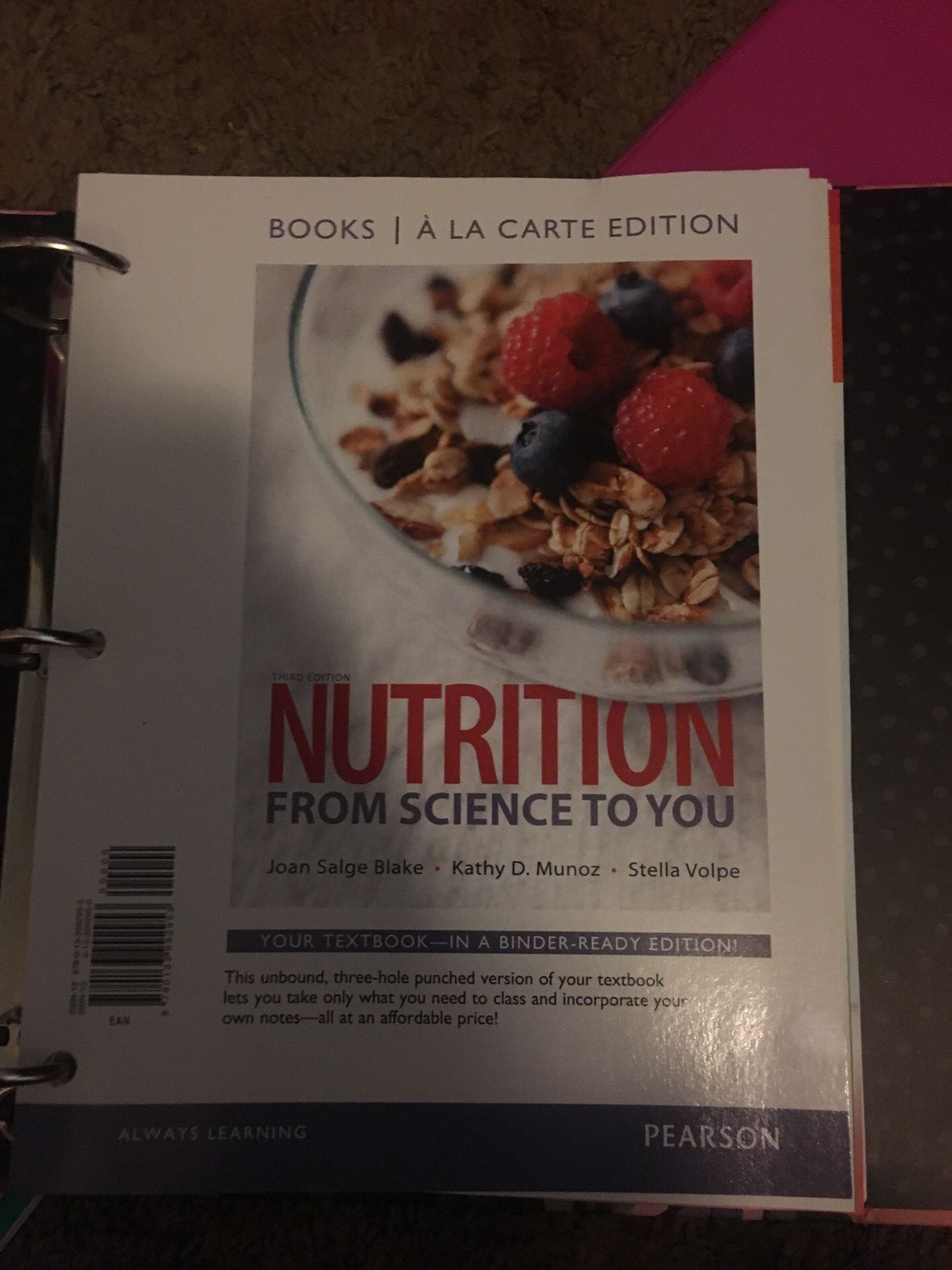 Pearson nutrition from science to you