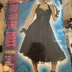 80’s Black Dress