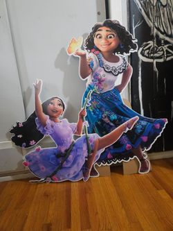 Encanto cutouts and backdrop