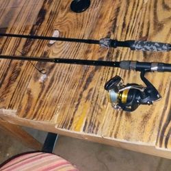 Shimano 300fx Spinning Combo & Abu Garcia Jordan Lee Bait Aster Reel