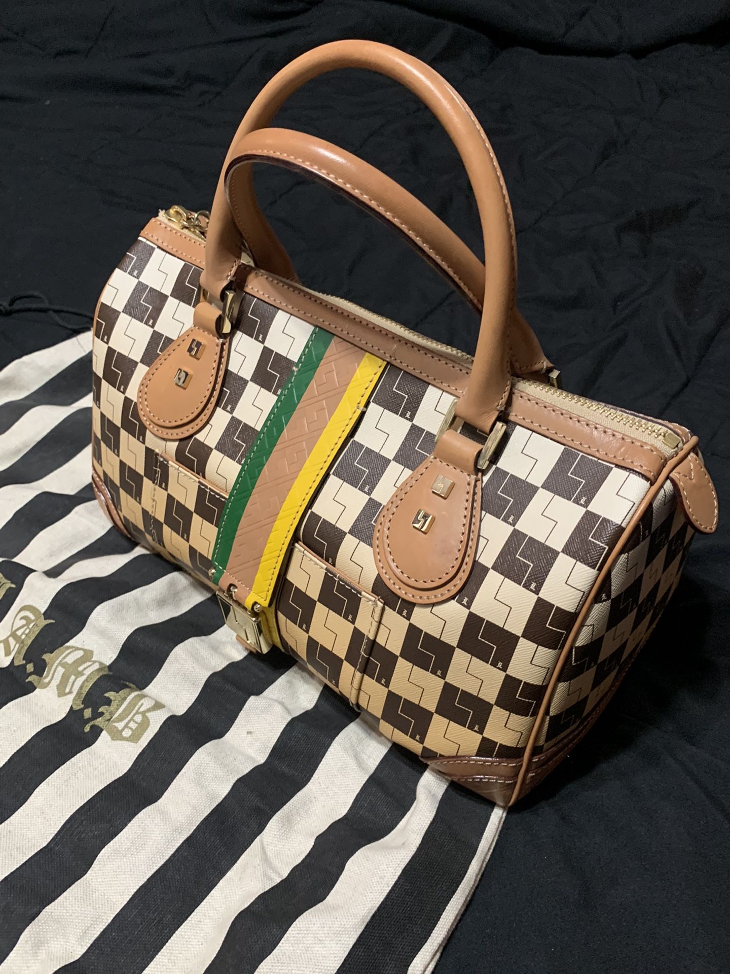 Gwen Stefani Checkered Ombré Handbag