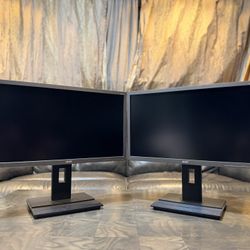 Two ( dual ) Acer B226HQL 22” LED Full HD 1080p VGA DVI computer monitors