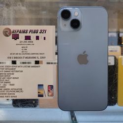 Unlocked Blue iPhone 14 128gb