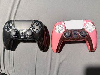 2x PS5 Controllers His (Black) & Hers (Pink)
