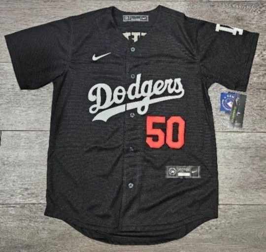 YOUTH LOS ANGELES DODGERS STITCHED BASEBALL JERSEY