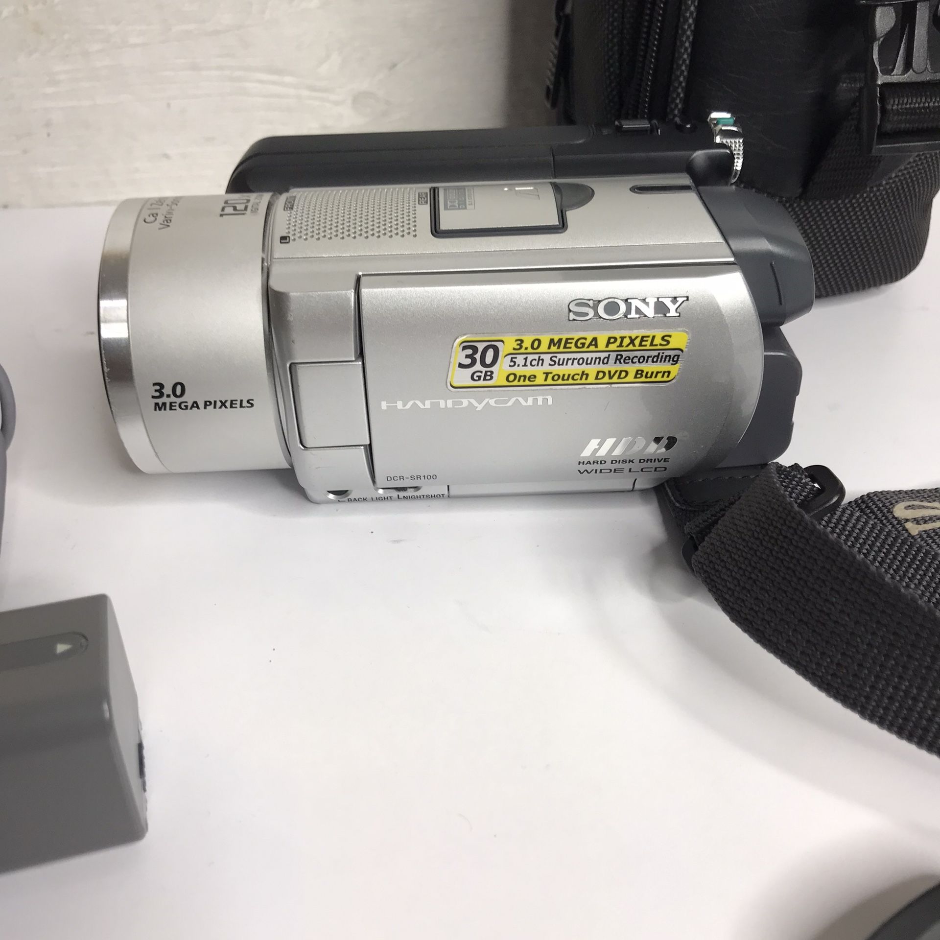 Sony DCR-SR100 3MP 30GB Hard Drive Handycam Camcorder w/10x Optical Zoom