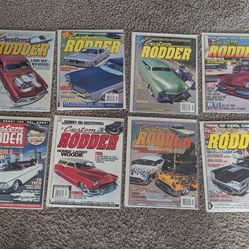 Vintage Street Rodder Collectible Cars Magazine lot of 8