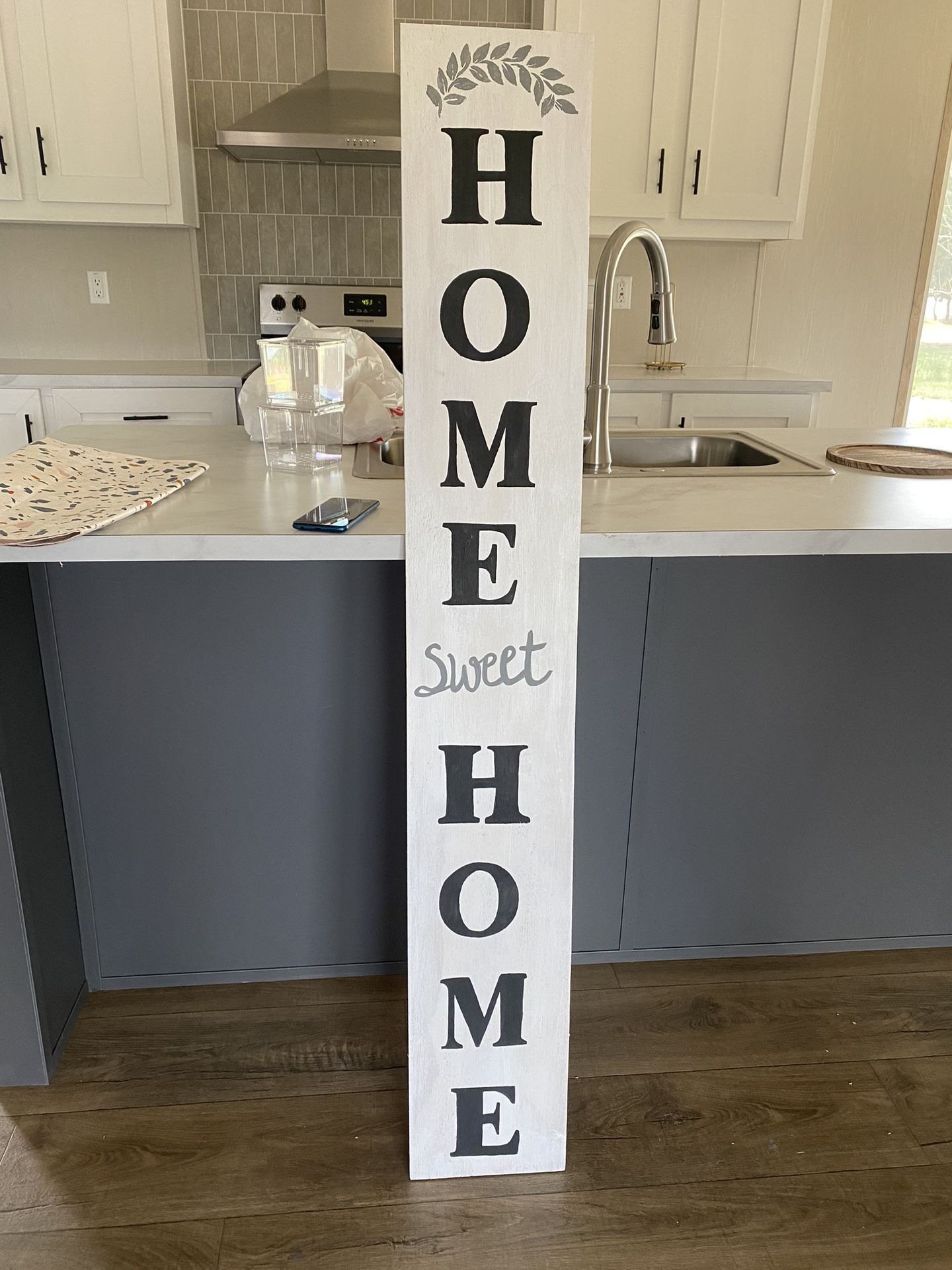 Rustic Welcome Home Sign
