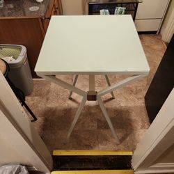 Tall Glass Table 