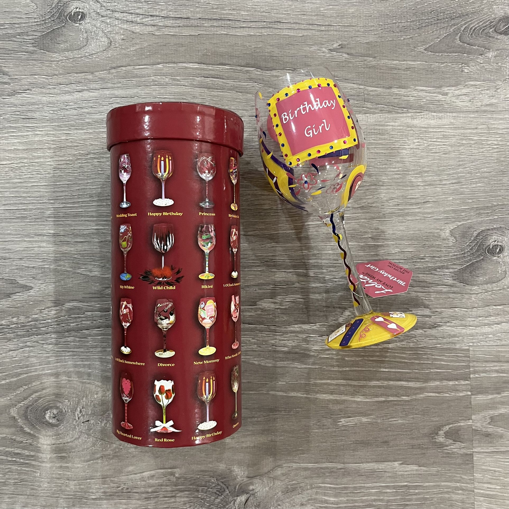 Lolita “Birthday Girl” Wine Glass