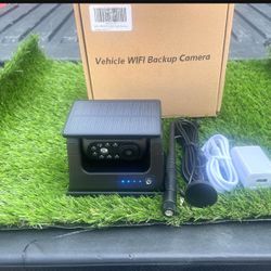 Solar Wireless Backup Camera For Truck, RV, Trailer, Car , Camper 