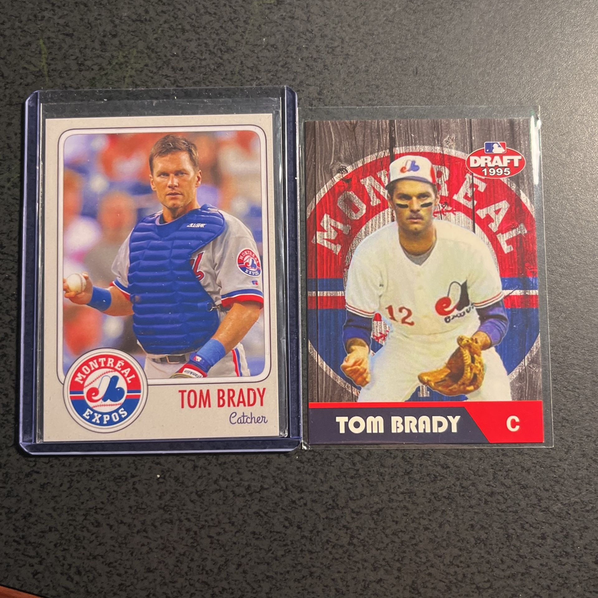 Tom Brady, Expos Rookie Baseball Cards