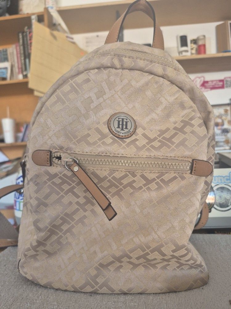 Tommy Hilfiger Signature Print Mini Backpack