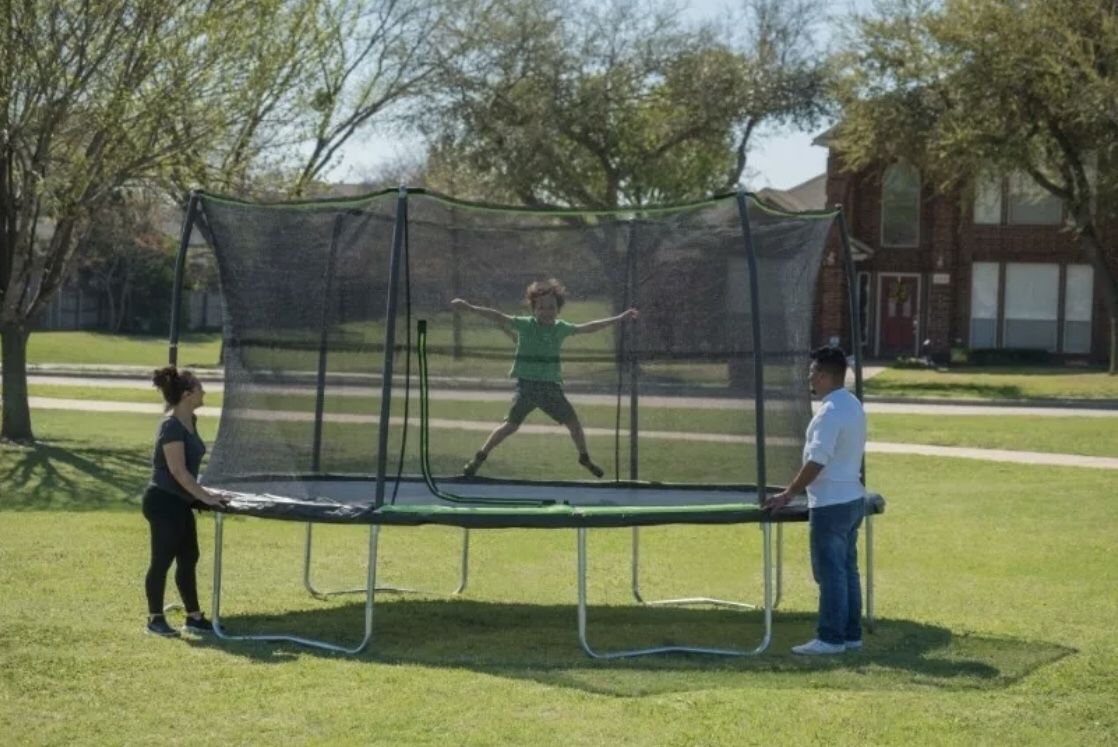 JumpKing 14' Trampoline, with Safety Enclosure