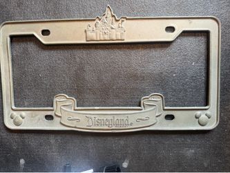 Disneyland license plate cover
