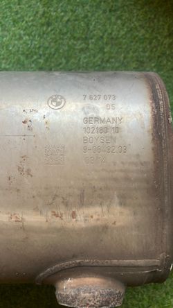 Used muffler from a BMW