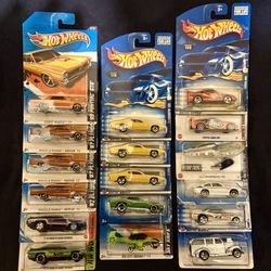 Hot Wheels, Group P S T U V W, $3 Each