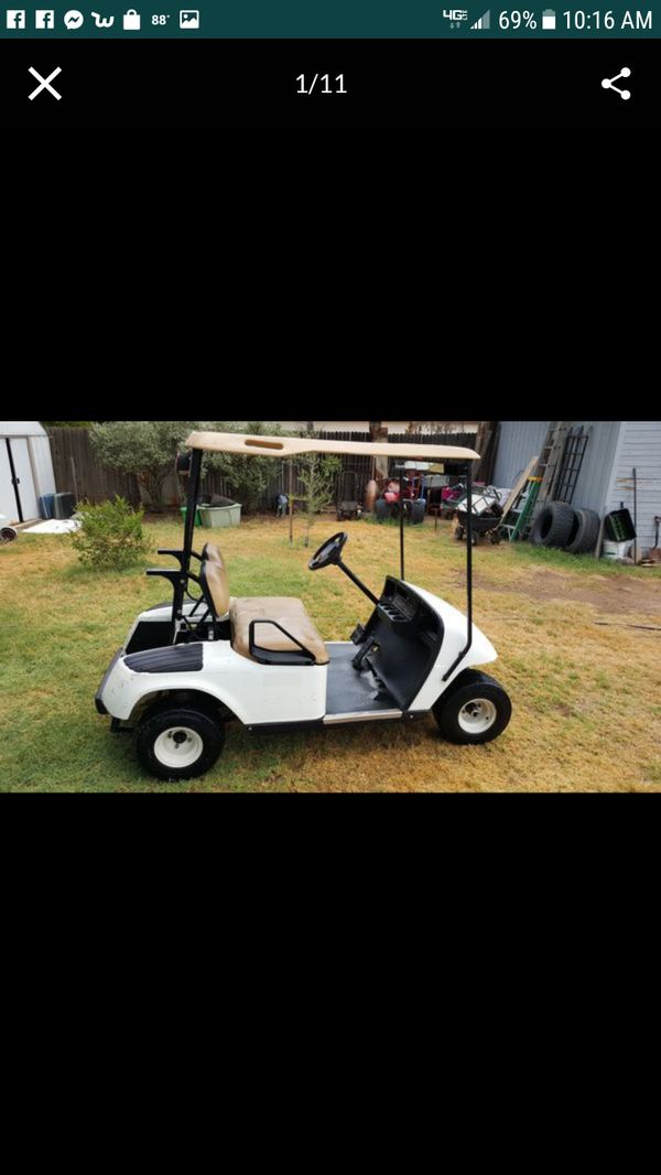 EZGO golf cart Electric ready for gas conversion will include a brand