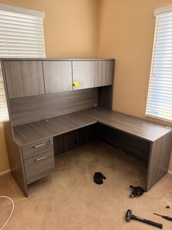 L shaped desk