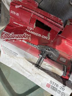 Milwaukee hammer drill 1/2