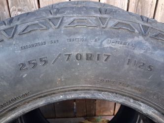 Free 255/70R17  Used Tire