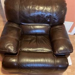 Leather Recliner Lazy Boy