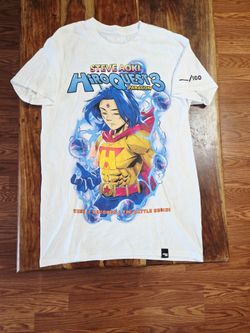 Steve Aoki's HiroQuest 3 Paragon White Tour Tee