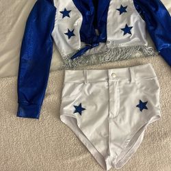 Cowboy Cheerleader Halloween Costume 