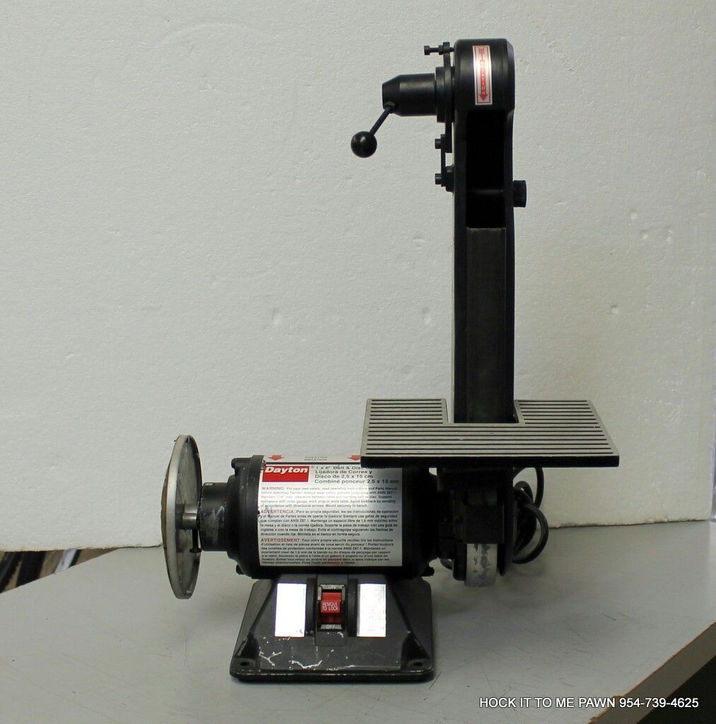 Dayton 6Y945 Belt and Disc Sander 1/3 HP 120v