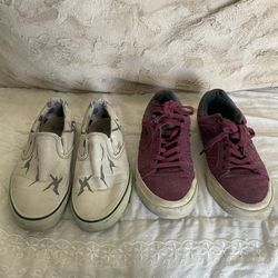 Used Mens Size 8 Vans And Converse