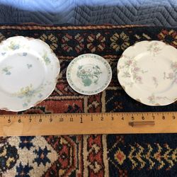 Vintage Limoges French Porcelain Plates 