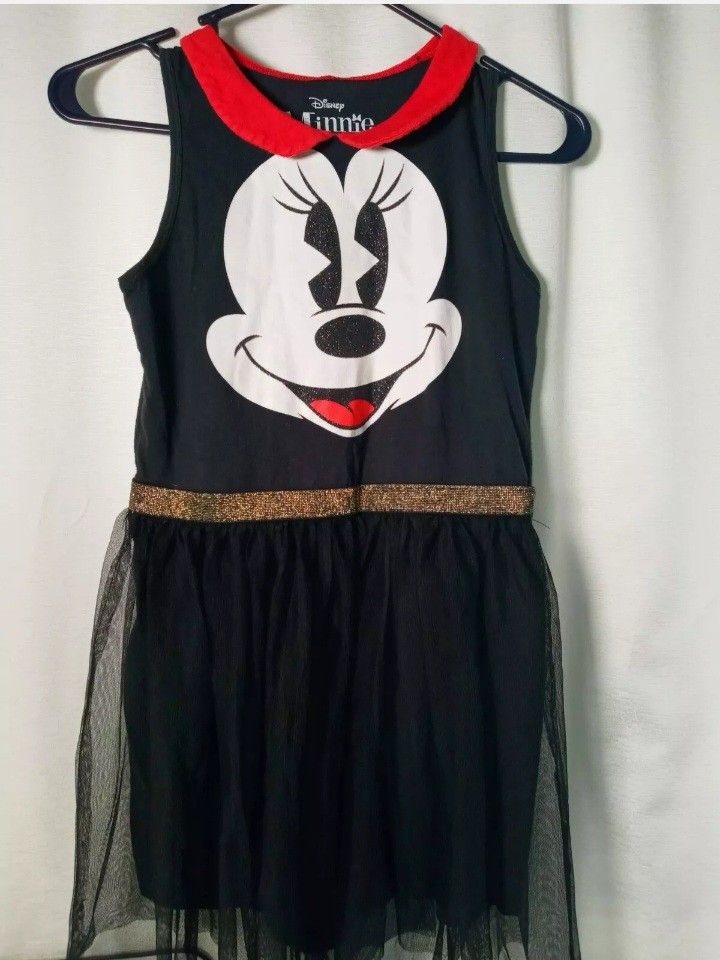 Disney MINNIE MOUSE DRESS Halloween black GIRLS Large tulle skirt