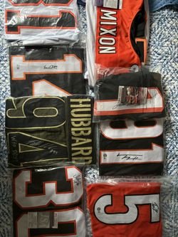 Various Signed Cincinnati Bengals Jerseys