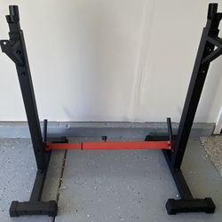 Squat Rack Stand - Dismantled For Easy Transport