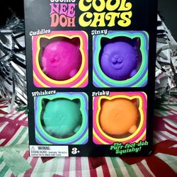 NeeDoh Cool Kittens 4 Pack
