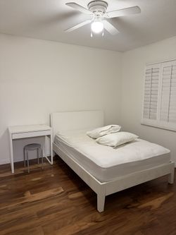 Bed Set , Desk , Dresser And Mirror