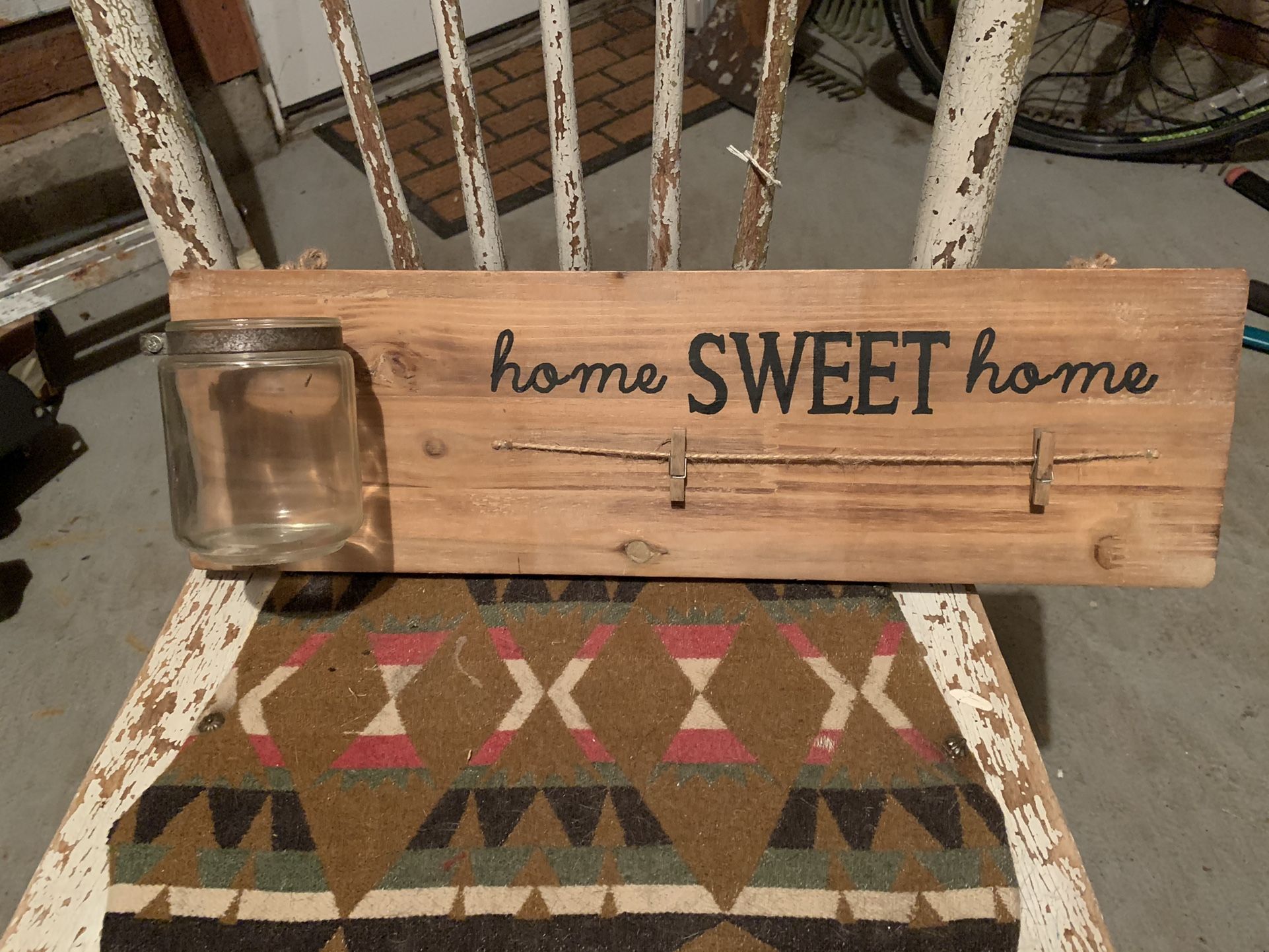 Home Sweet Home Wooden Wall Decor Vintage Plaque