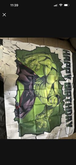New Hulk, Venom, An Iron Man Backdrop/Banners