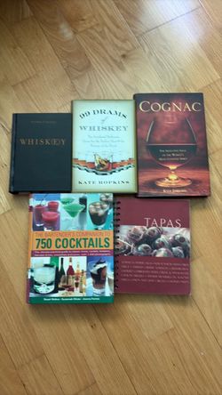 Home Bar Drinks Tapas Book Lot