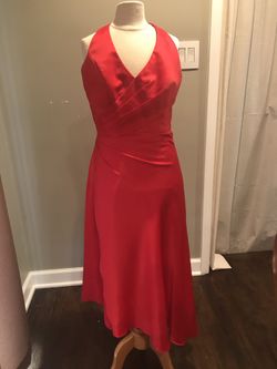 Red Halter Dress