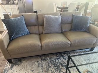Leather couch