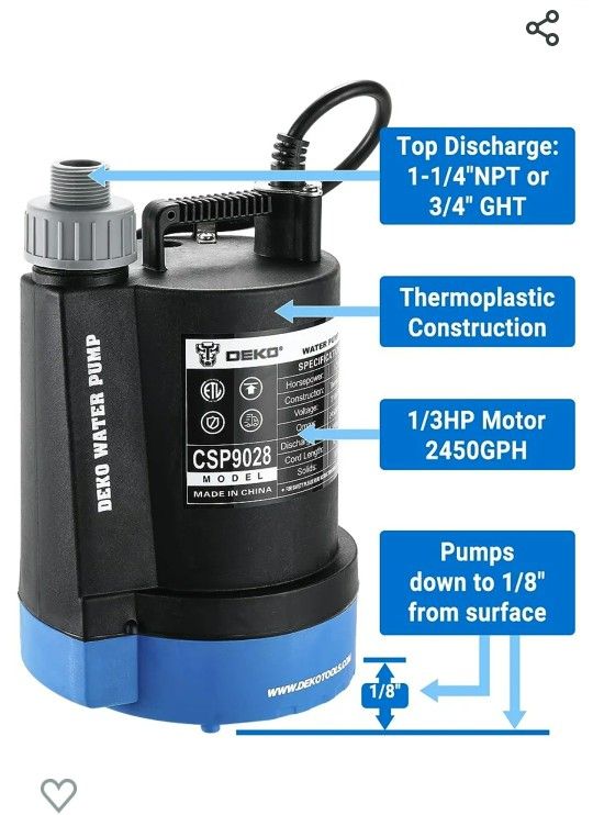 Deko Water Pump