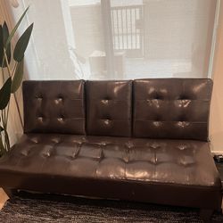 Leather Futon / Couch