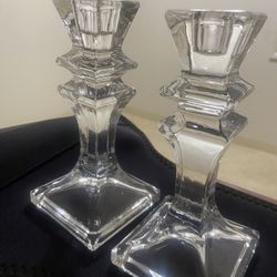 Glass Candle Holders