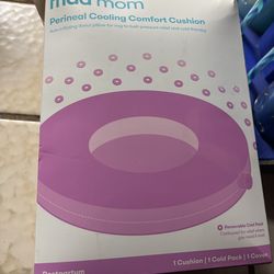Perineal cooling comfort cushion