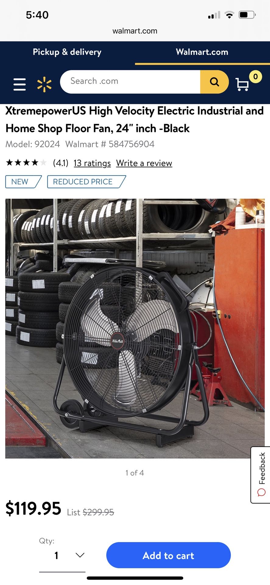 BRAND NEW COMERCIAL FAN VERY BLOW COOOLD $120