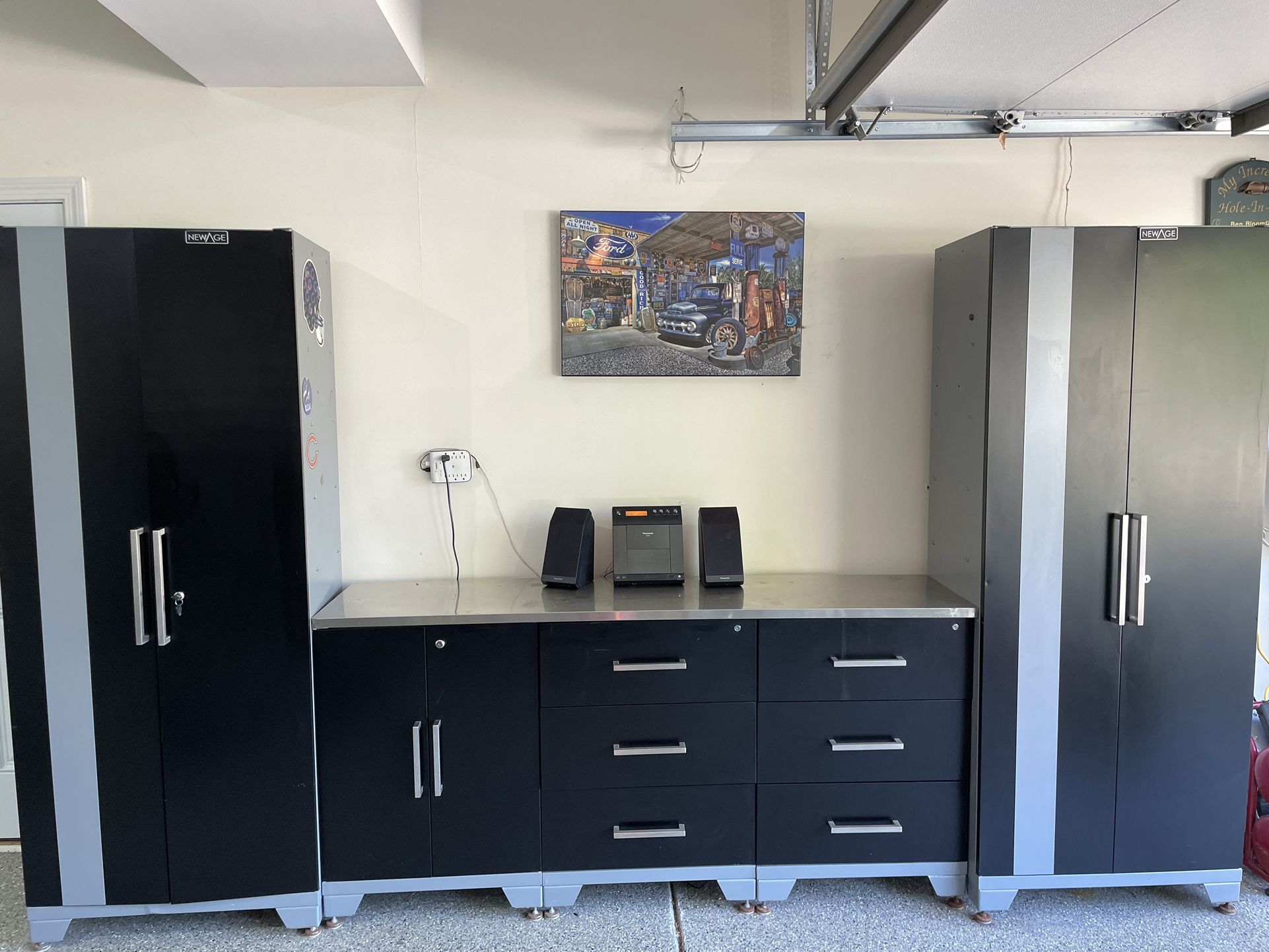 NewAge Garage storage cabinets